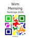 Wim Mensing Paintings 2020 Paperback