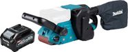 Makita BS 001 GM1 Snoerloze bandschuurmachine 40 V max. 76 x 533 mm Borstelloos + 1x accu 4.0 Ah - zonder lader