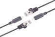 1aTTack.de 1,5 m USB-C naar LAN-adapterkabel (2 stuks) 1 Gbit gegevensoverdracht USB C 3.1 naar RJ45 Ethernet Cat6-kabel Compatibel met smartphone, laptop, Macbook 1,5 m