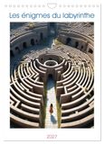 Les Calvendo Les énigmes du labyrinthe (Calendrier mural 2027 DIN A4 horizontal)