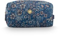 Pip Studio - Coco Make-up Tasje Dames - Toilettas - Daisy Dreams - Blauw - 21.5x10x10.5cm