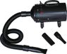 vidaXL Sèche-cheveux pour chien avec 3 embouts 2400 W noir