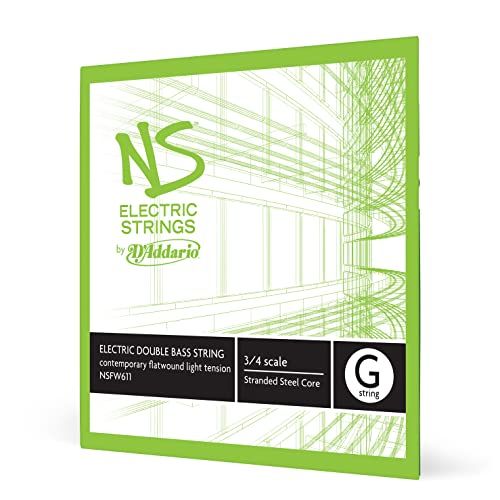 D'Addario NSFW611 Electric Upright Bass Single String 'G' Multi-Strand Steel Core Medium