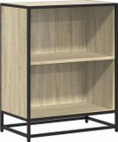 vidaXL Boekenkast - 60x35x76 cm - Bewerkt Hout - Sonoma Eikenkleurig