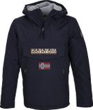 Napapijri Heren Anorak Blauw Maat XXL