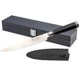 Katana Saya 20cm Vleesmes, 67-lagig VG-10 Damascus roestvrij staal, Pakkawood Handvat