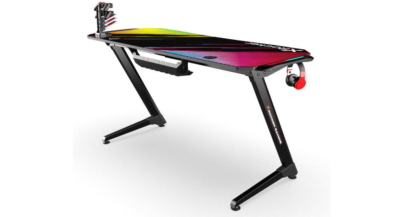 X Rocker X-Rocker Jaguar Esports Gaming Desk - LED - Met Muismat