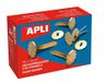 APLI 12286 - Metalen bindmiddelen met ring 30 mm 100 u.