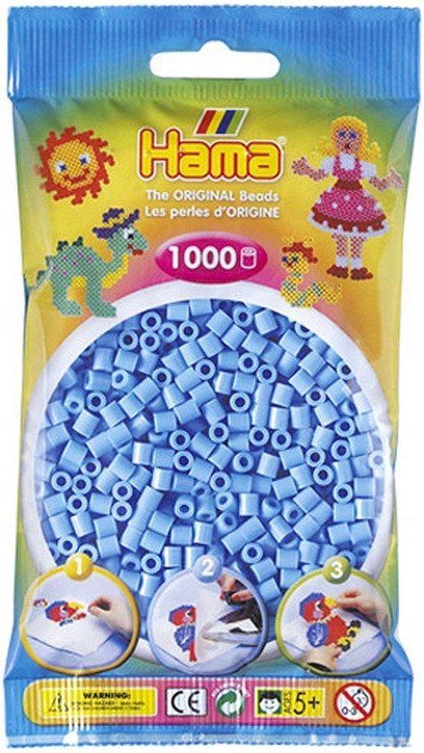Hama Strijkkralen - 1000 stuks - Blauw