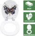 Icecat Siège de toilette en Duroplast avec libération rapide pour un nettoyage facile