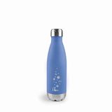 Lacor - 62585 roestvrij stalen fles, edan, waterfles, dubbele isolatiewand, schroefsluiting, BPA-vrij, inhoud: 0,5 l, hemelsblauw