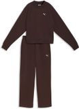 PUMA Loungewear Standard Sweat Suitt FL cl Trainingspak Dames M Chocolate Fondue