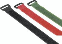 Hama Klett-Kabelbinder mit Öse, wiederverwendbar, 20 x 250 mm, farbig, 9 Stück