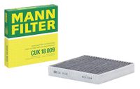 MANN-FILTER Interieurfilter CUK 18 009 actieve koolfilter