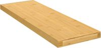 vidaXL Wandschap 60x20x2,5 cm bamboe