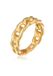 Elli Ring dames band schakels kettingoptiek trend goudkleurig