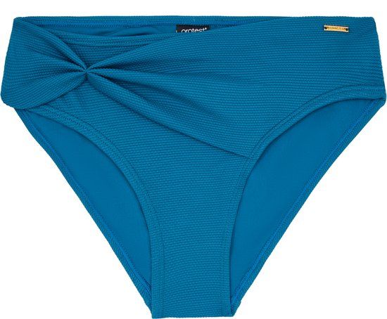 Protest Mixwraper – Bikini broekje Dames – High waist – Gestreept – Surfing Blue