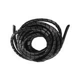 Spiraalkabelband 6 mm x 10 m, zwart