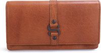 Spikes & Sparrow Leather RFID wallet - Iowa - Brandy Cognac