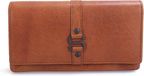 Spikes & Sparrow Leather RFID wallet - Iowa - Brandy Cognac