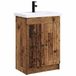 vidaXL Badkamermeubel Set Oud hout 78,5 x 37,5 x 81 cm Bewerkt hout