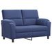 vidaXL - Canapé - Bleu police - 154 x 85 x 93 cm - velours