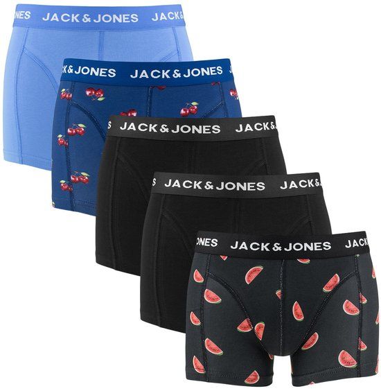 JACK&JONES ADDITIONALS - JACTHOR FRUIT TRUNKS 5 PACK Heren Onderbroek