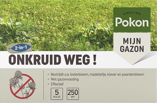 Pokon Onkruid Weg! - 5kg - Onkruidverdelger - Geschikt voor 250m²