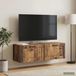 Maison Exclusive - Meuble TV mural en bois recyclé, 98 x 31 x 30 cm, panneau de fibres de bois