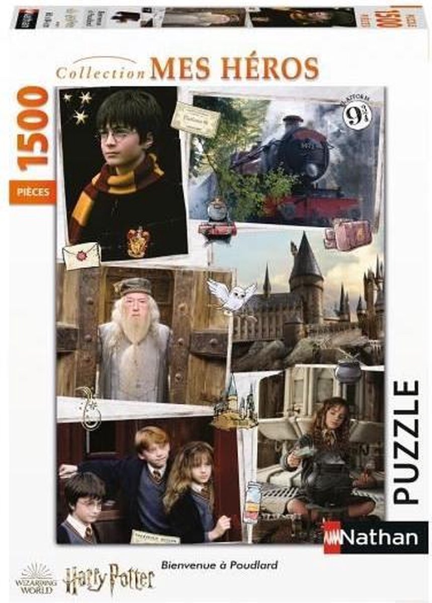 Nathan Puzzel 1500 stukjes - Welkom bij Hogwarts / Harry Potter