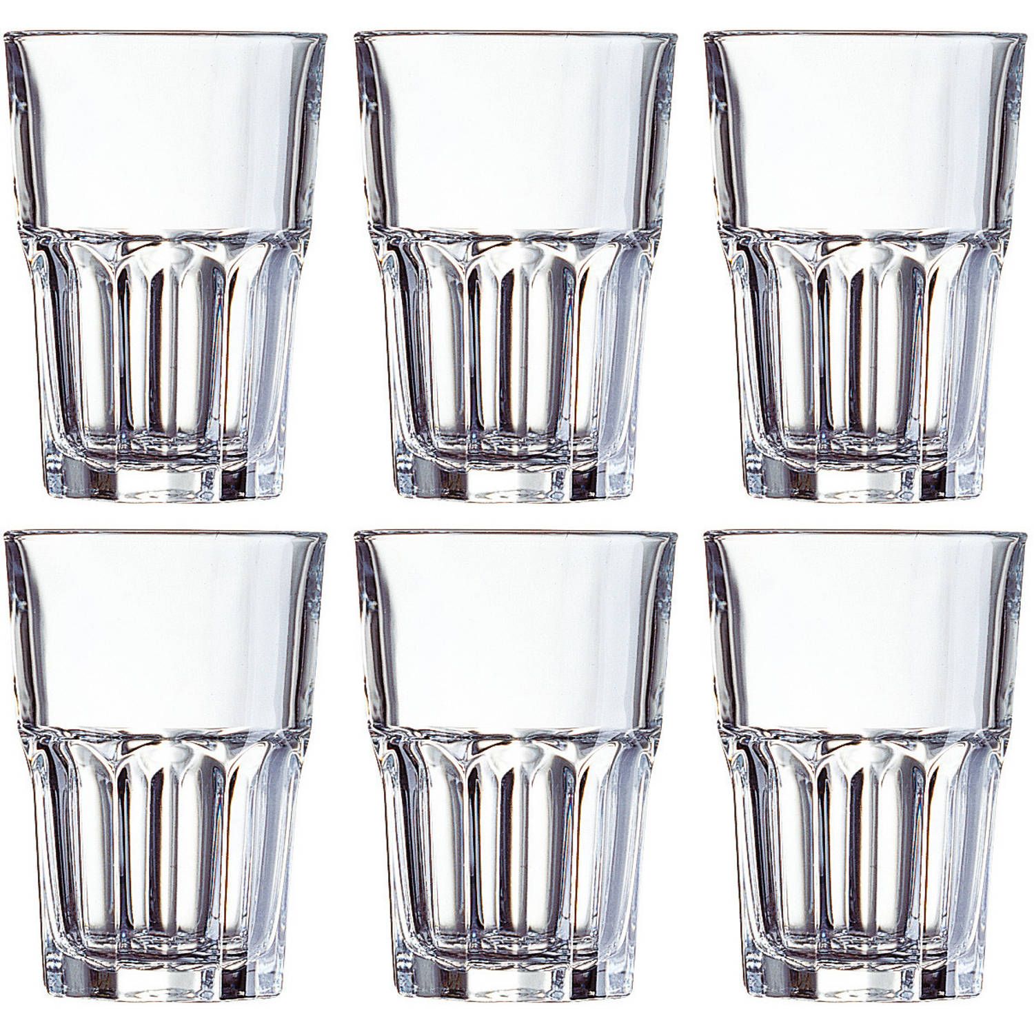 ARCOROC Granity Waterglazen/Sapglazen - 420 ml - Set van 6