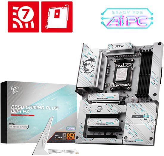 MSI B850 GAMING PLUS WIFI PZ Moederbord