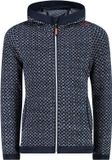 CMP Gebreide fleece voor meisjes met capuchon - Polyester - 5 jaar