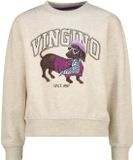 Vingino Nieneke Meisjes Sweater 128 Soft vanilla melee