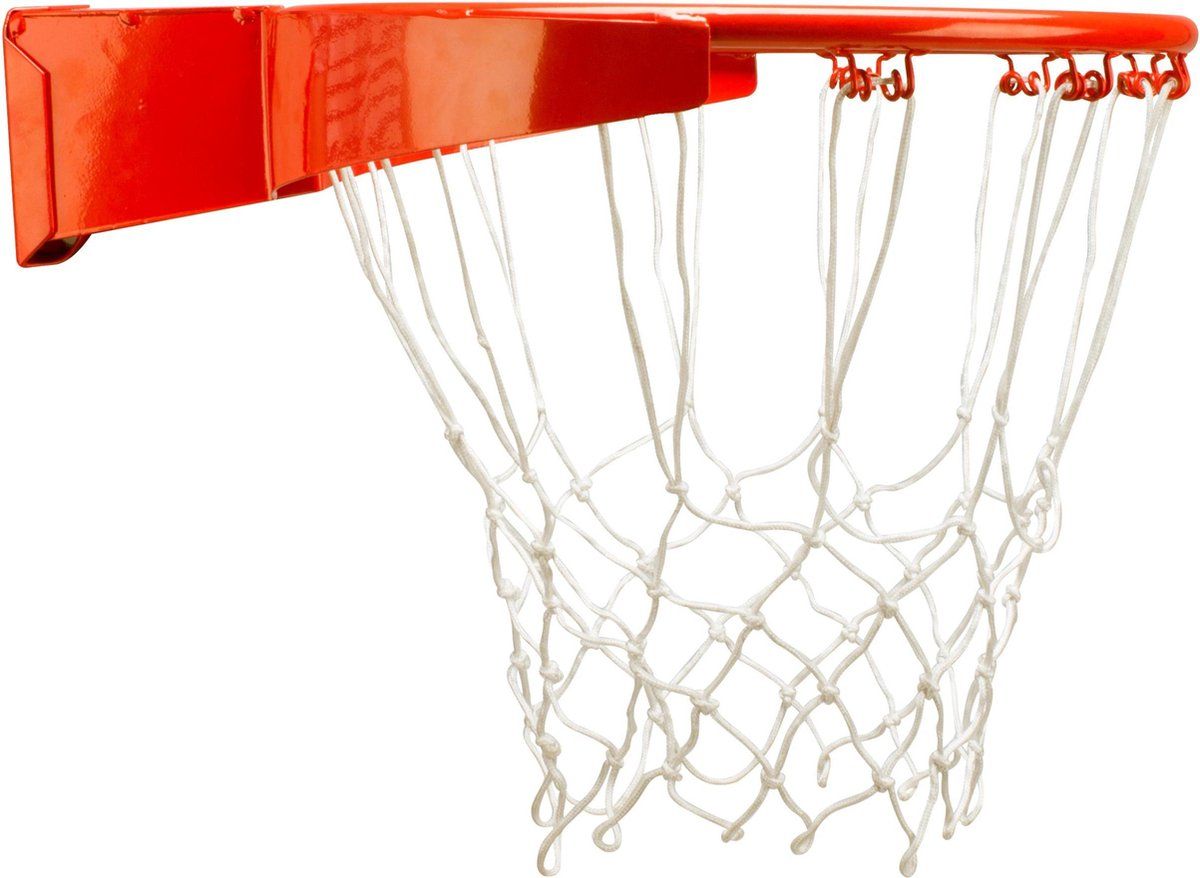 Avento Basketbalring met veer + net - Slam Rim Pro - Oranje