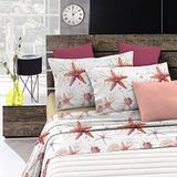 Italian Bed Linen Fantasy beddengoedset, microvezel, meerkleurig (sterren), tweepersoonsbed