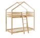BAÏTA Stapelbed Tiny pin Massif 90 x 190 cm lattenbodem incl