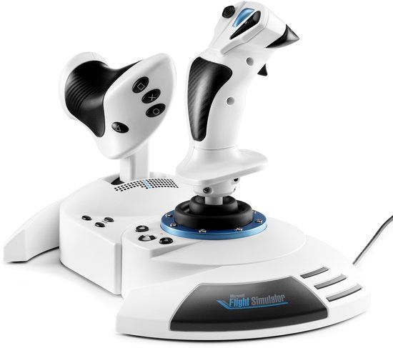 Thrustmaster T.Flight Hotas 5 Microsoft Flight Simulator Edition - Officieel Gelicentieerde Microsoft Flight Simulator - Flightstick en Throttle - Simulatiecontroller voor PS5, PS4, PC