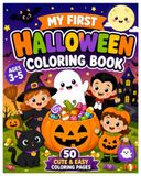 Happy Halloween Coloring Book for Kids Ages 3–5