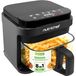 Inventum Friteuse à air chaud - 5,5 litres - 1200 W - 8-en-1 - Noir
