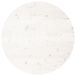 VidaXL Tafelblad rond Ø80x3 cm massief grenenhout wit
