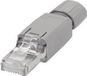 WAGO RJ45-connector IP20 - CAT5e 750-975 Stekker, recht Aantal polen: 8P8C Grijs 1 stuk(s)
