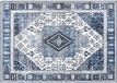vidaXL - Tapijt - ORIZ - Donkerblauw - 140 x 200 cm - 100% Polyester