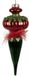 Clayre & Eef Kerstbal - 18 cm - Rood - Glas - Kerstboomversiering