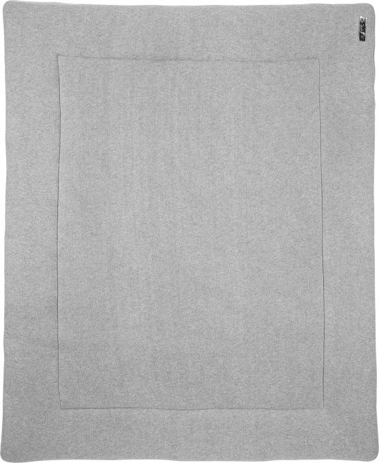 Meyco boxkleed Knit basic - grijs melange