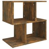 VidaXL Nachtkastje 50x30x51,5 cm bewerkt hout gerookt eikenkleurig