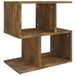 VidaXL Nachtkastje 50x30x51,5 cm bewerkt hout gerookt eikenkleurig