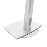 JT Berlin Universele draaiplateau voor monitor, diameter 22 cm, 360 graden rotatie, tot 8 kg draagvermogen, van robuuste aluminiumlegering, zilver