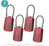 Travelnet TSA Reisslot met Cijfercode Set van 4