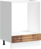 vidaXL Kalmar Ovenkast - Oud Houtkleur - 60x46x81,5 cm